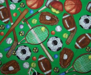 Green Sports Fabric