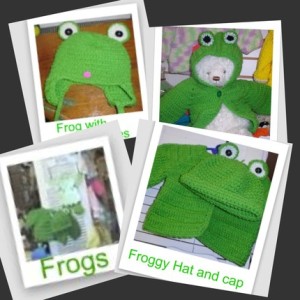 Frog theme children's clothing
